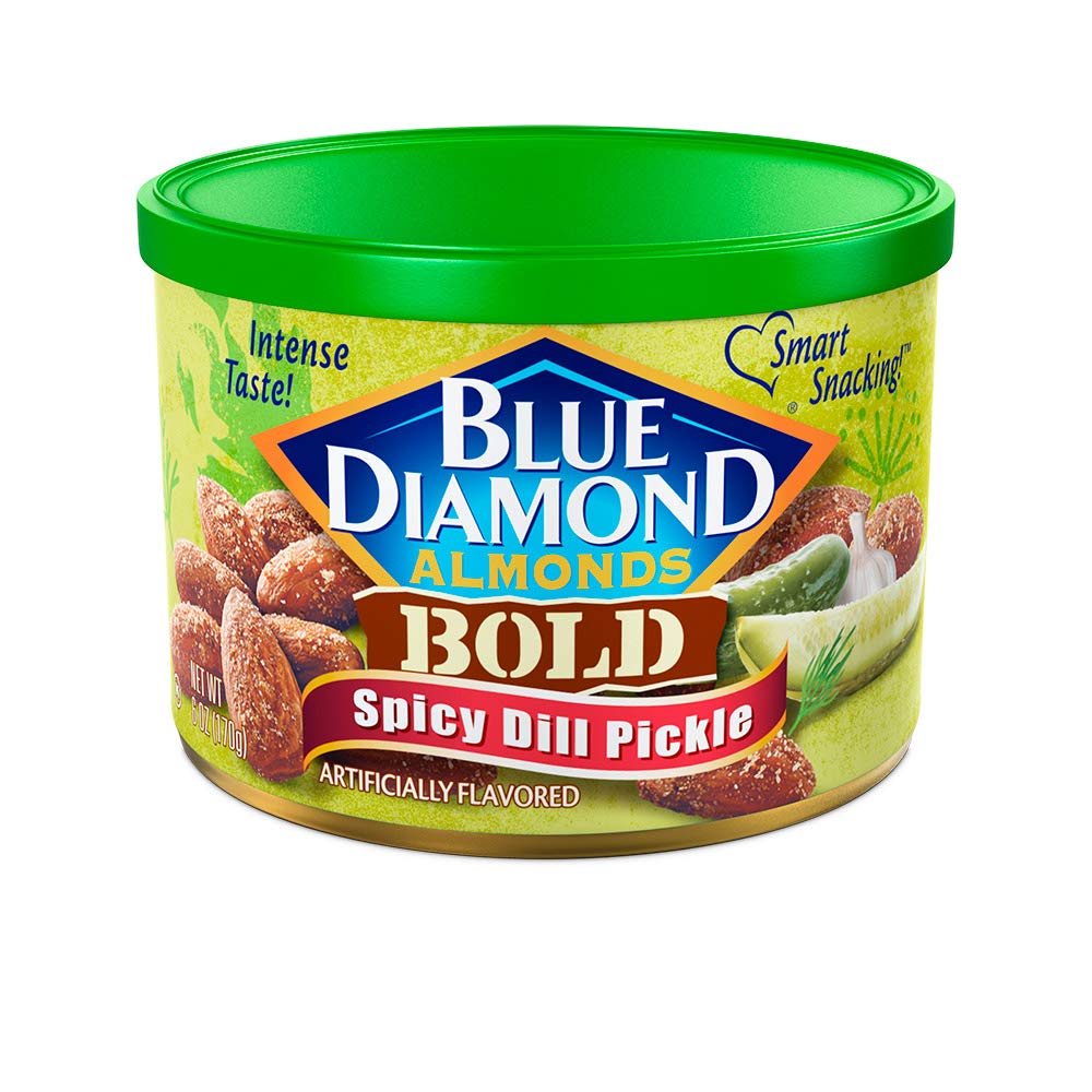 Blue Diamond Almonds Spicy Dill Pickle Flavored Snack Nuts