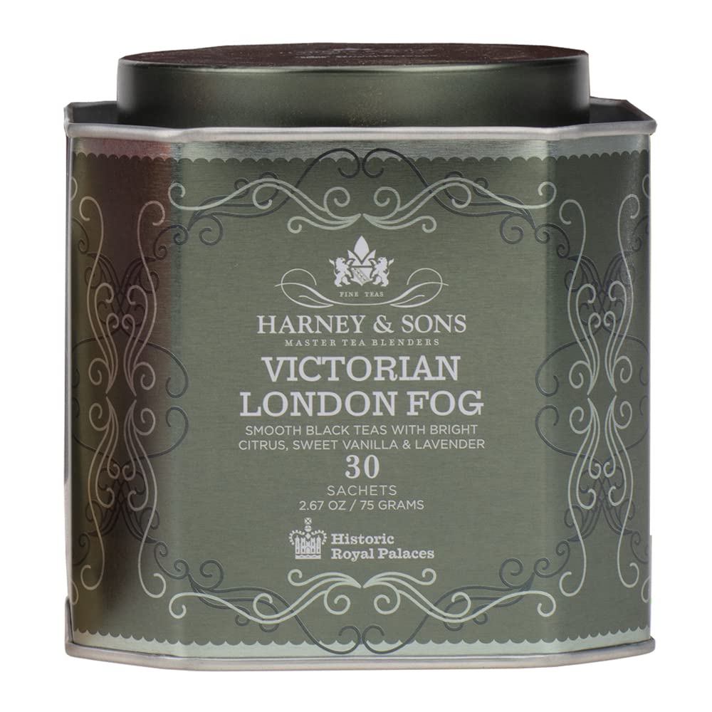 Harney & Sons Victorian London Fog Tea | 30 Sachets, Historic Royal Palaces Collection