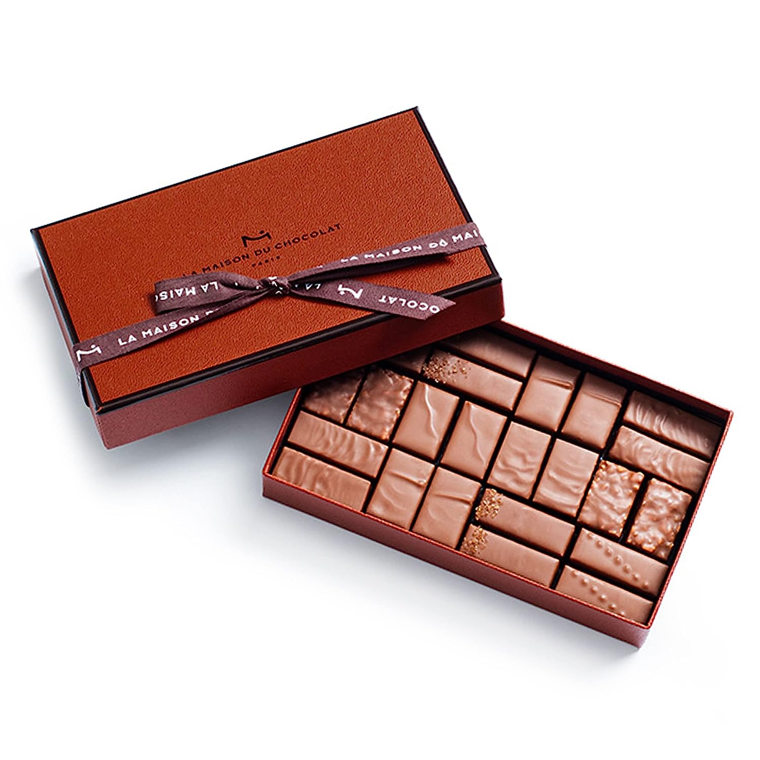 La Maison Du Chocolat Premium Milk Chocolate Coffret Maison Gift Box - 24pcs Gourmet French Chocolate - Fathers Day Chocolate