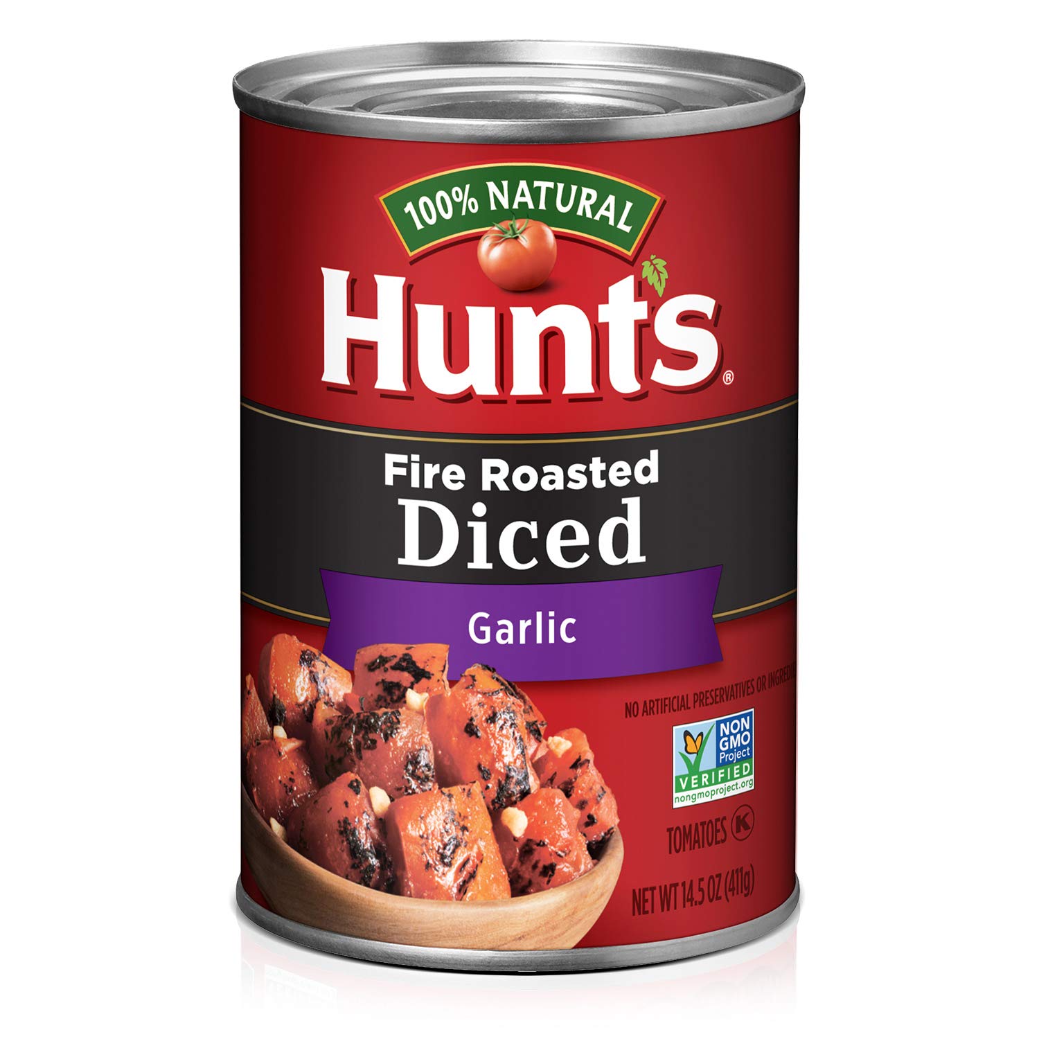 Hunt's Fire Roasted Diced Tomatoes with Garlic