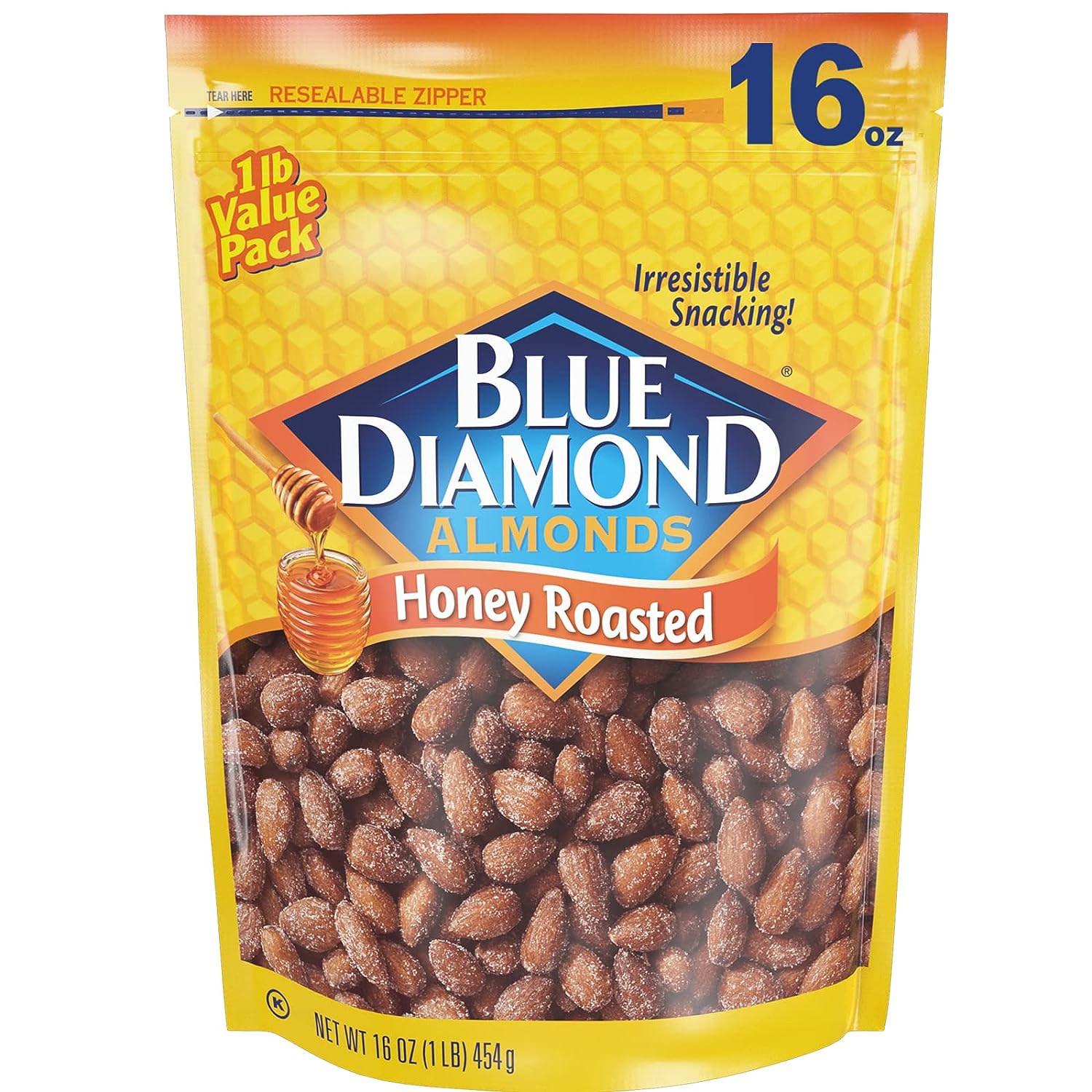 Blue Diamond Almonds Honey Roasted Snack Almonds