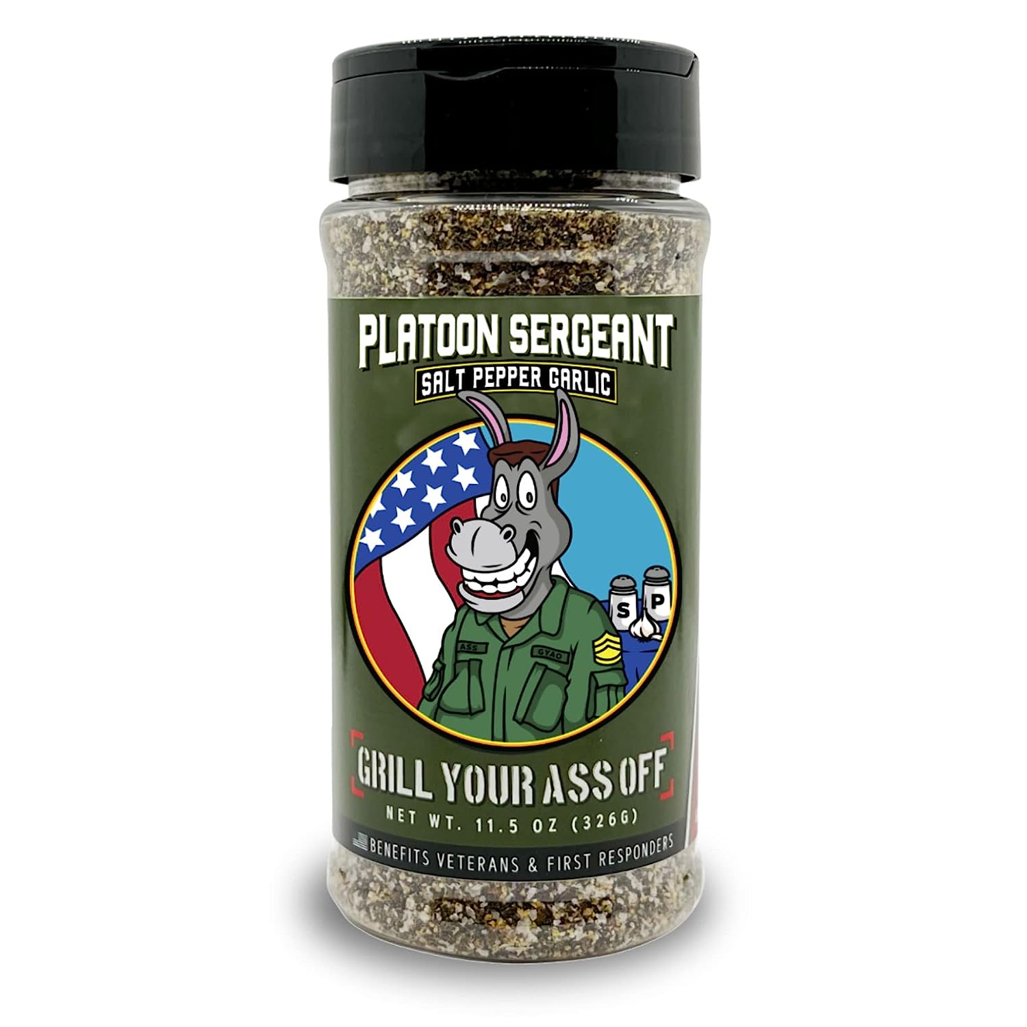 Platoon Sergeant Seasoning - BBQ Rub - Award Winning BBQ & Grill Seasoning for Beef