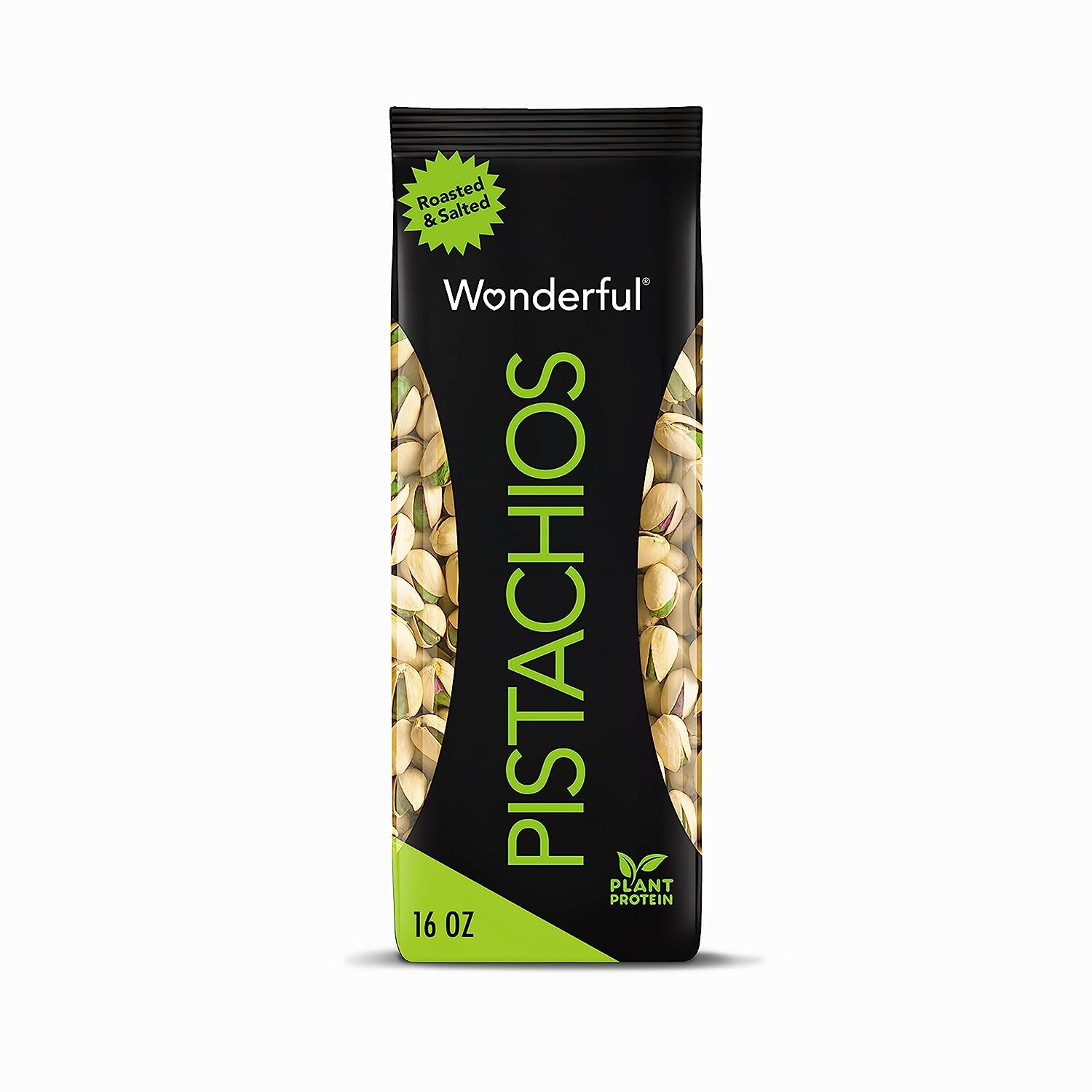 Wonderful Pistachios, In-Shell, Roasted & Salted Nuts, 16oz