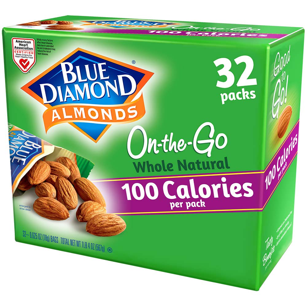 Blue Diamond Almonds Whole Natural Raw Snack Nuts