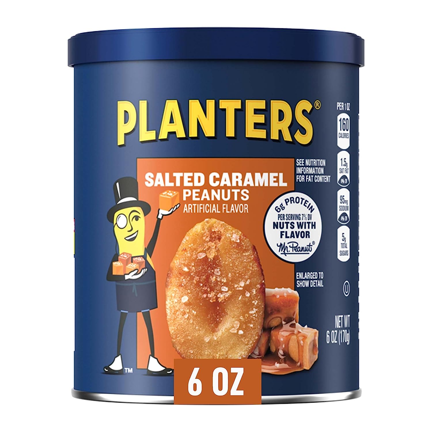 Planters Salted Caramel Peanuts (8 ct Pack