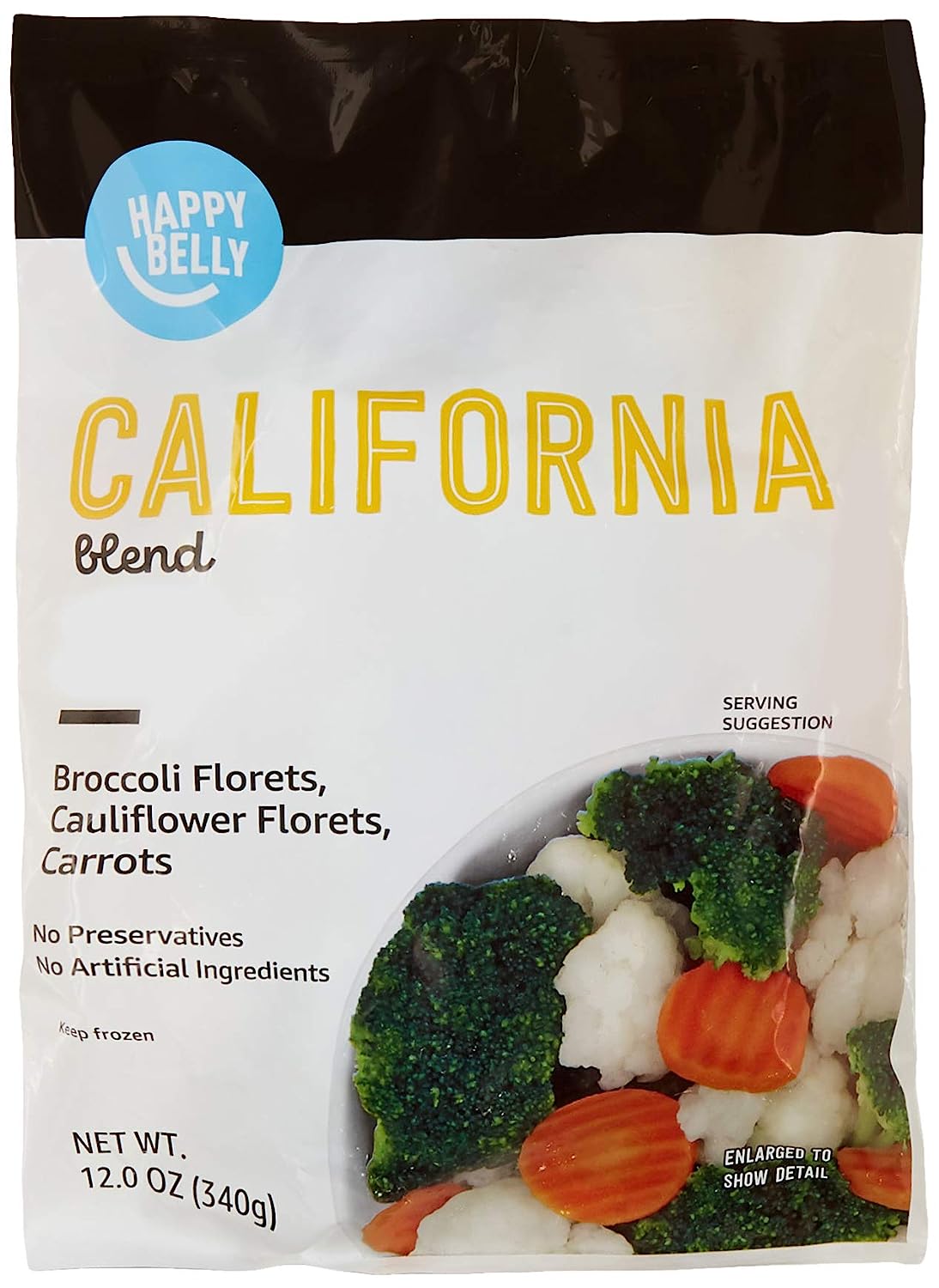 Amazon Brand - Happy Belly Frozen California Blend