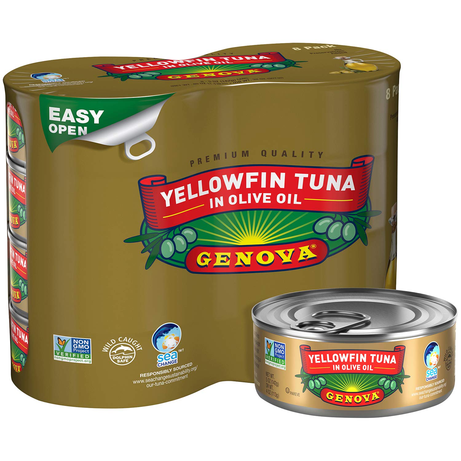 Genova Premium Yellowfin Tuna in Olive Oil