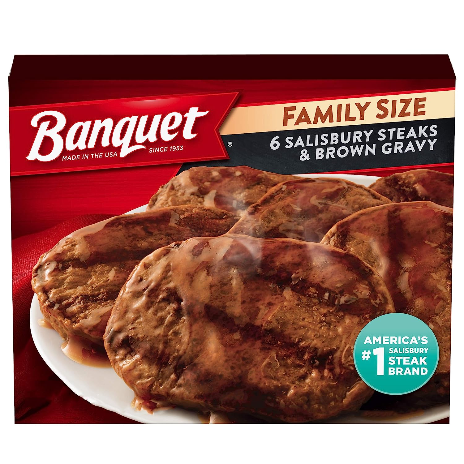 Banquet Family Size Salisbury Steaks and Brown Gravy