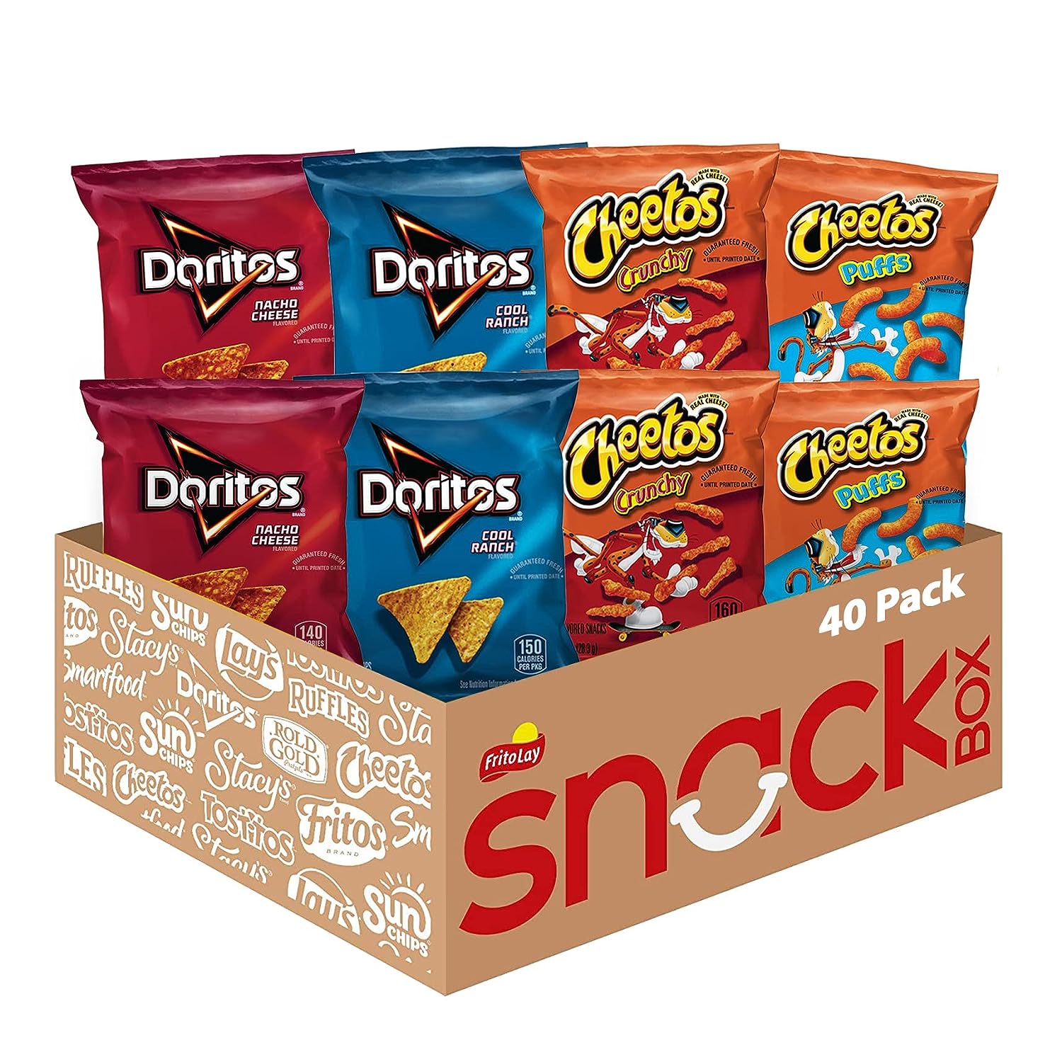 Frito-Lay Doritos & Cheetos Mix (40 Count) Variety Pack