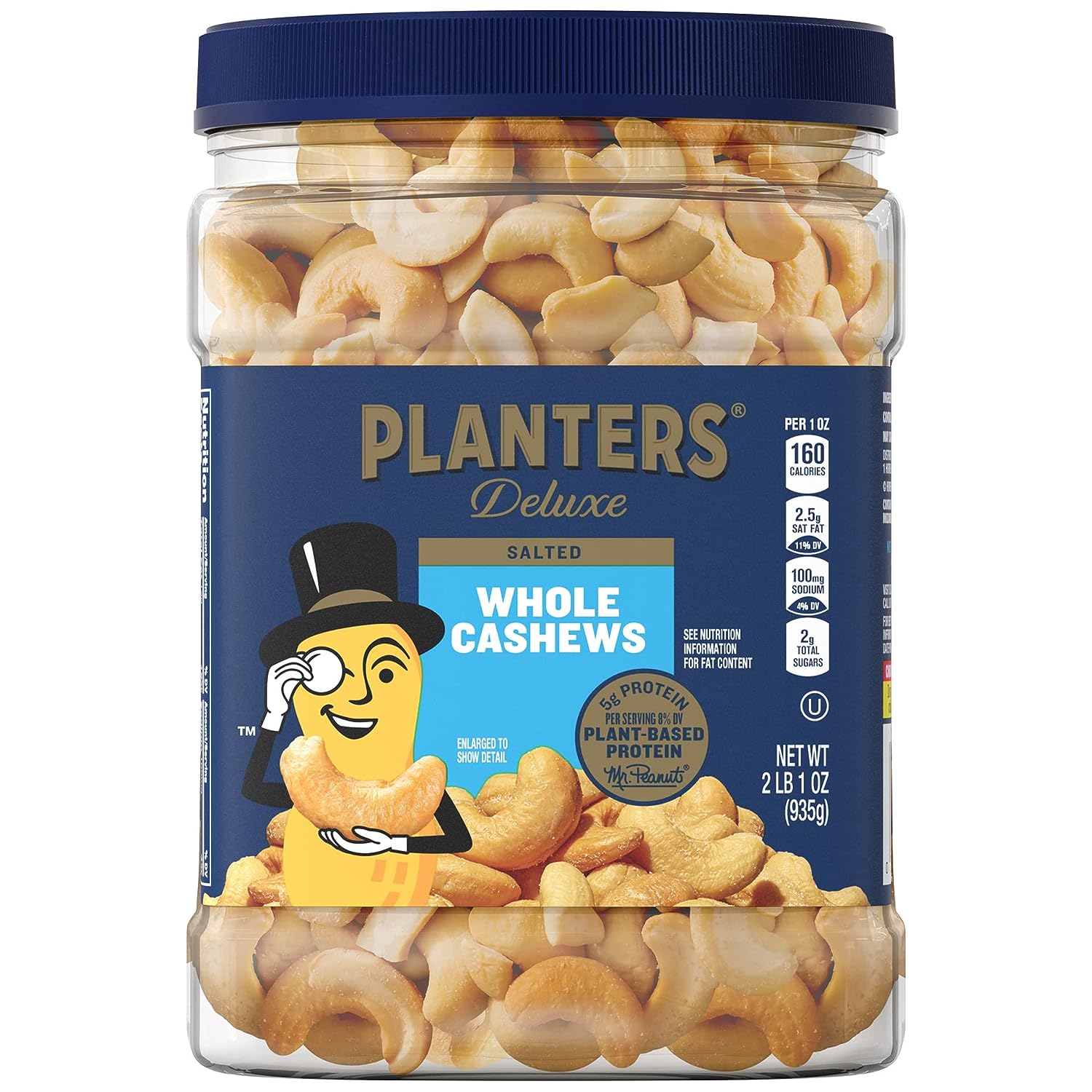 PLANTERS Deluxe Salted Whole Cashews