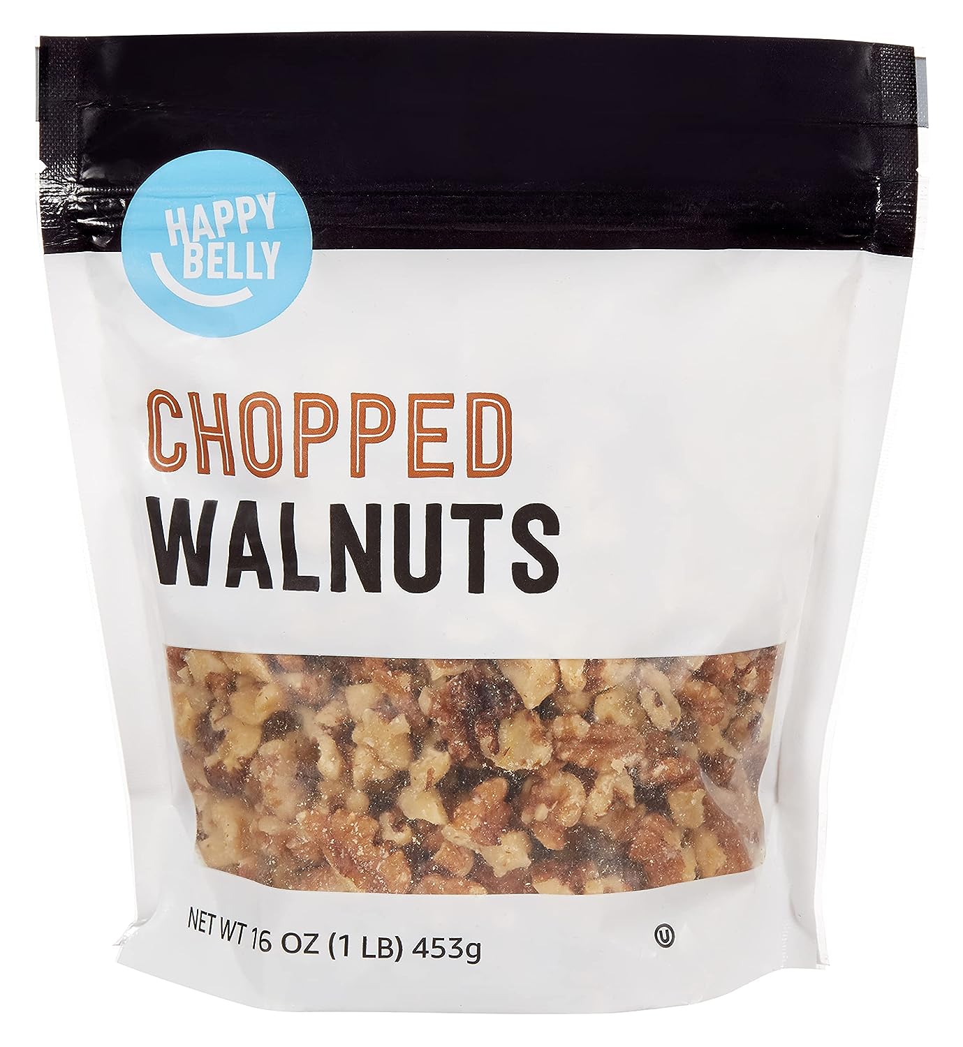 Amazon Brand - Happy Belly Chopped Walnuts