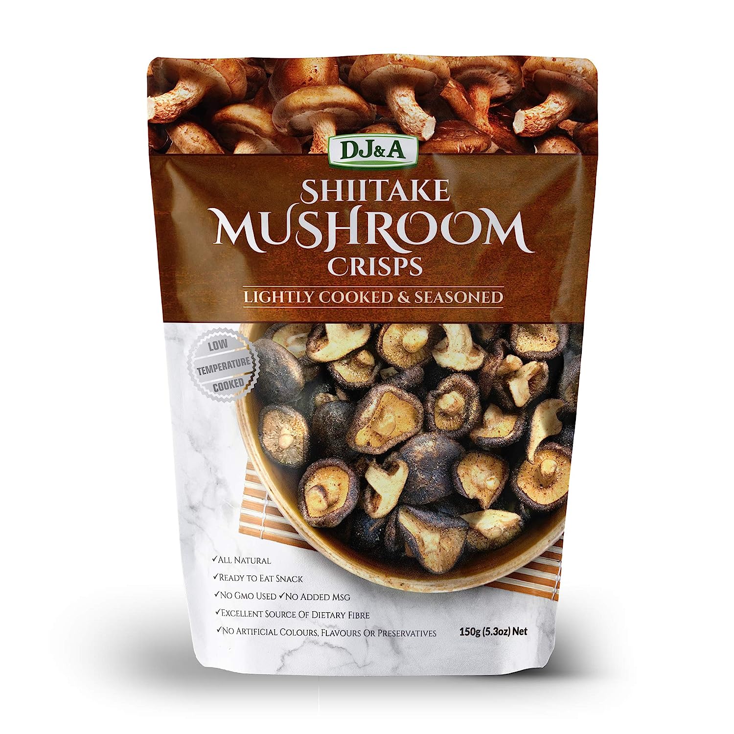 DJ&A SHIITAKE MUSHROOM CRISPS 5.29oz/ 150g (1)