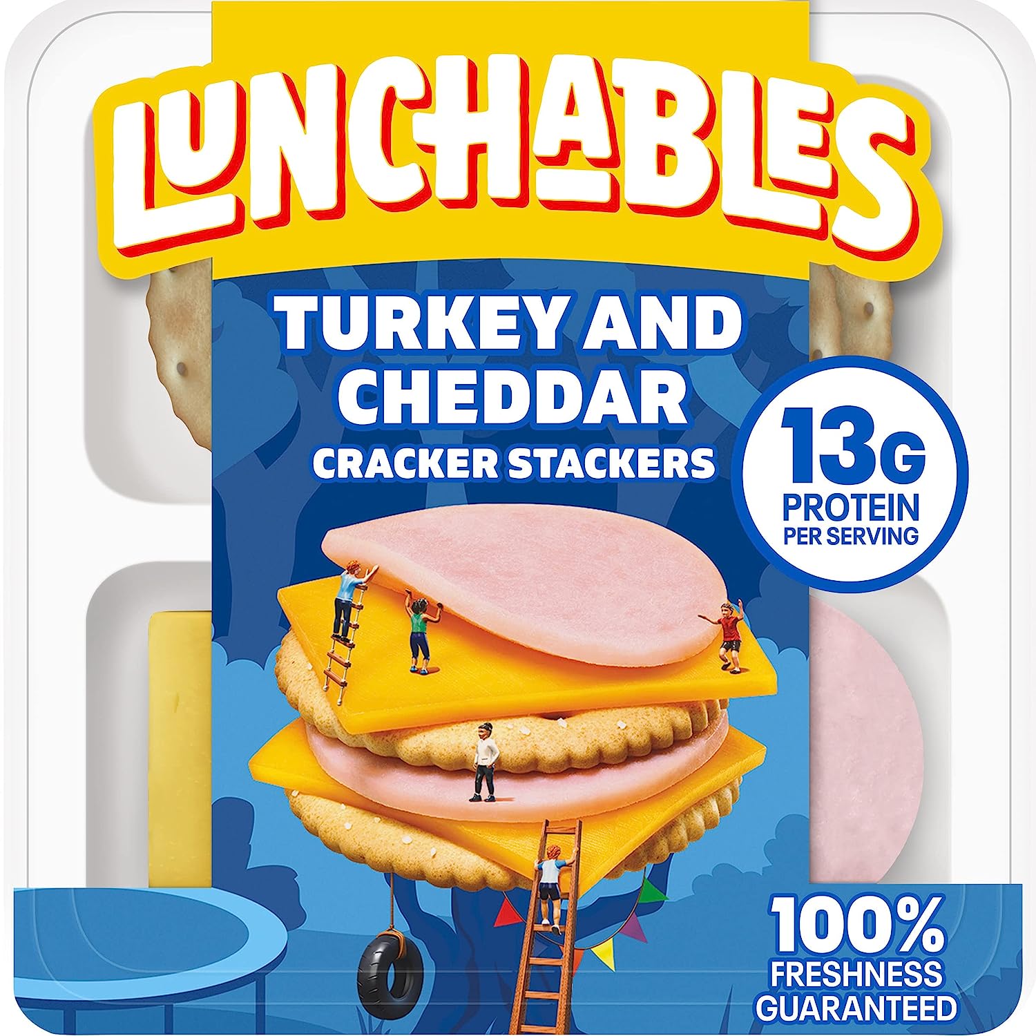 Lunchables Turkey & Cheddar Cheese Snack Kit with Crackers (3.2 oz Tray)