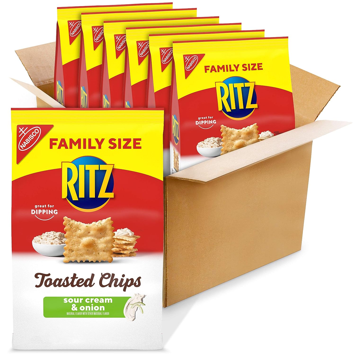 RITZ Toasted Chips Sour Cream and Onion