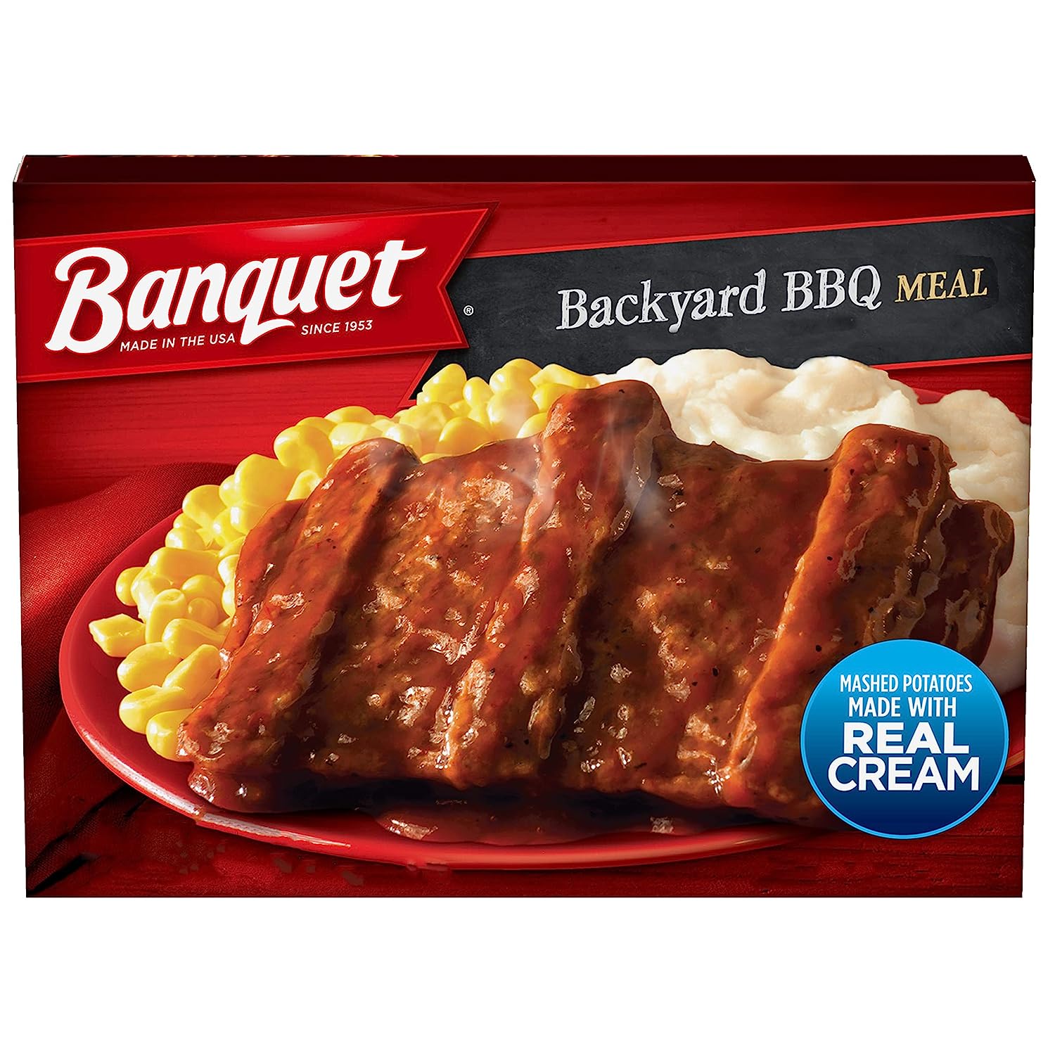 Banquet Backyard BBQ, Frozen Meal, 10.45 oz