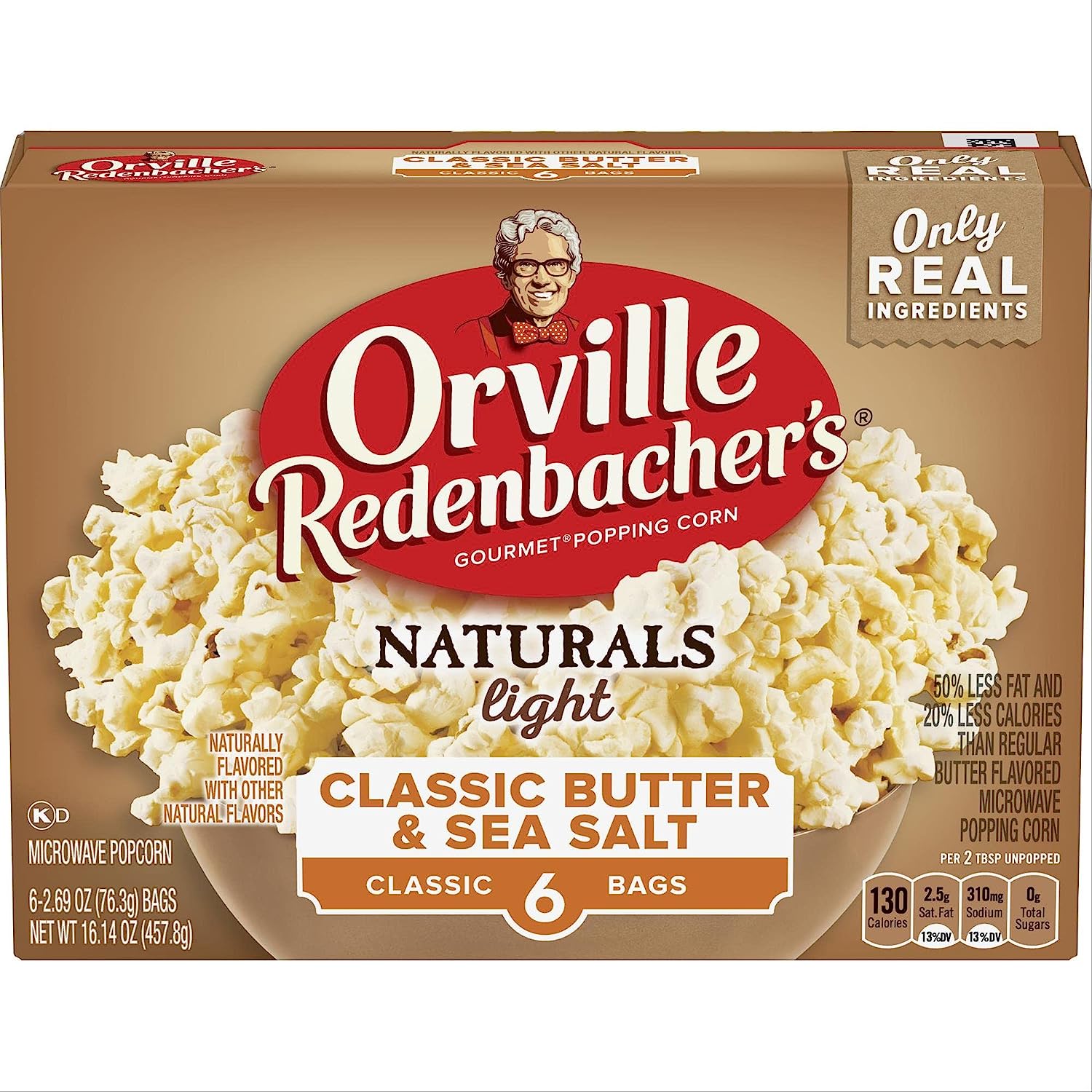 Orville Redenbacher's Naturals Light Classic Butter & Sea Salt Popcorn