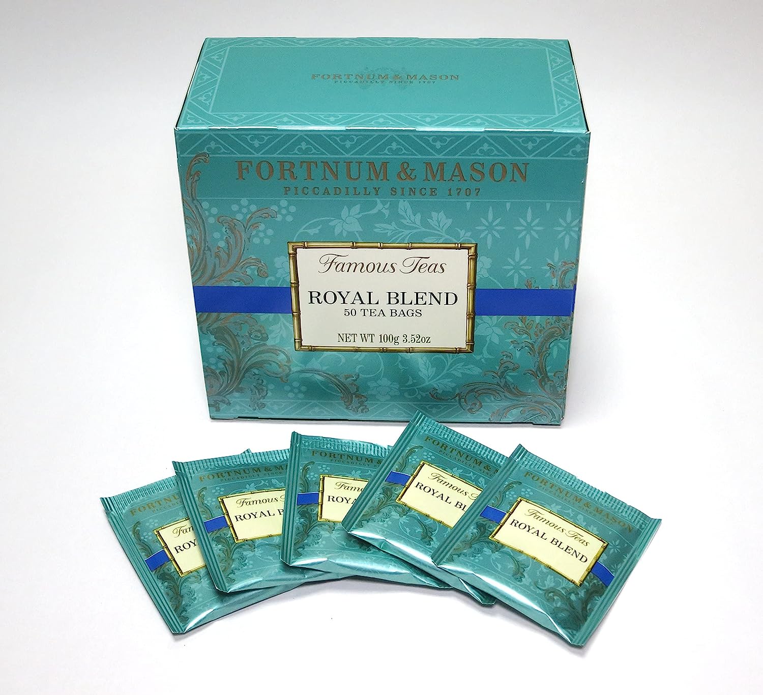 Fortnum and Mason, Royal Blend 50 Count Tea Bags (1 Pack).