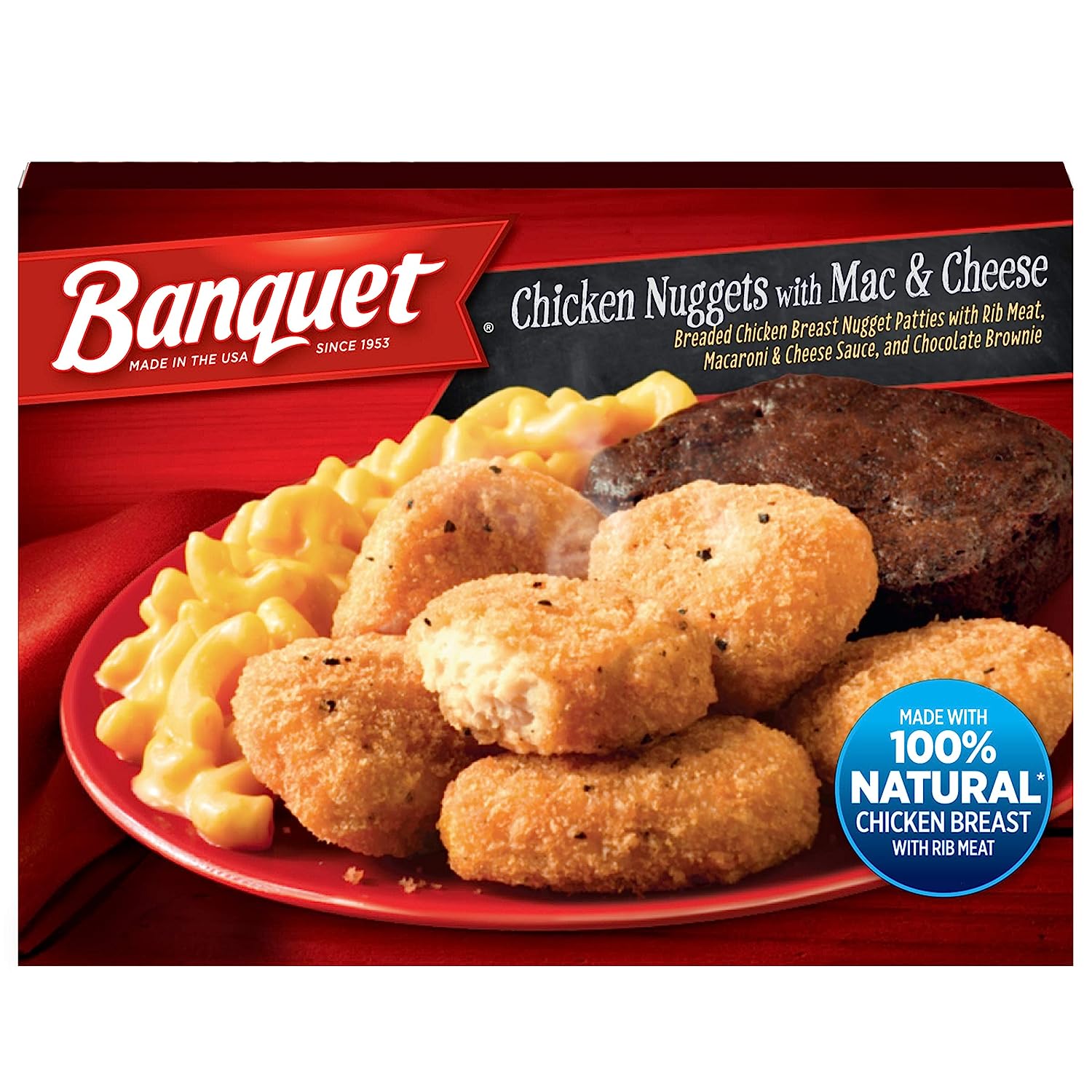 Banquet Chicken Nuggets with Mac & Cheese