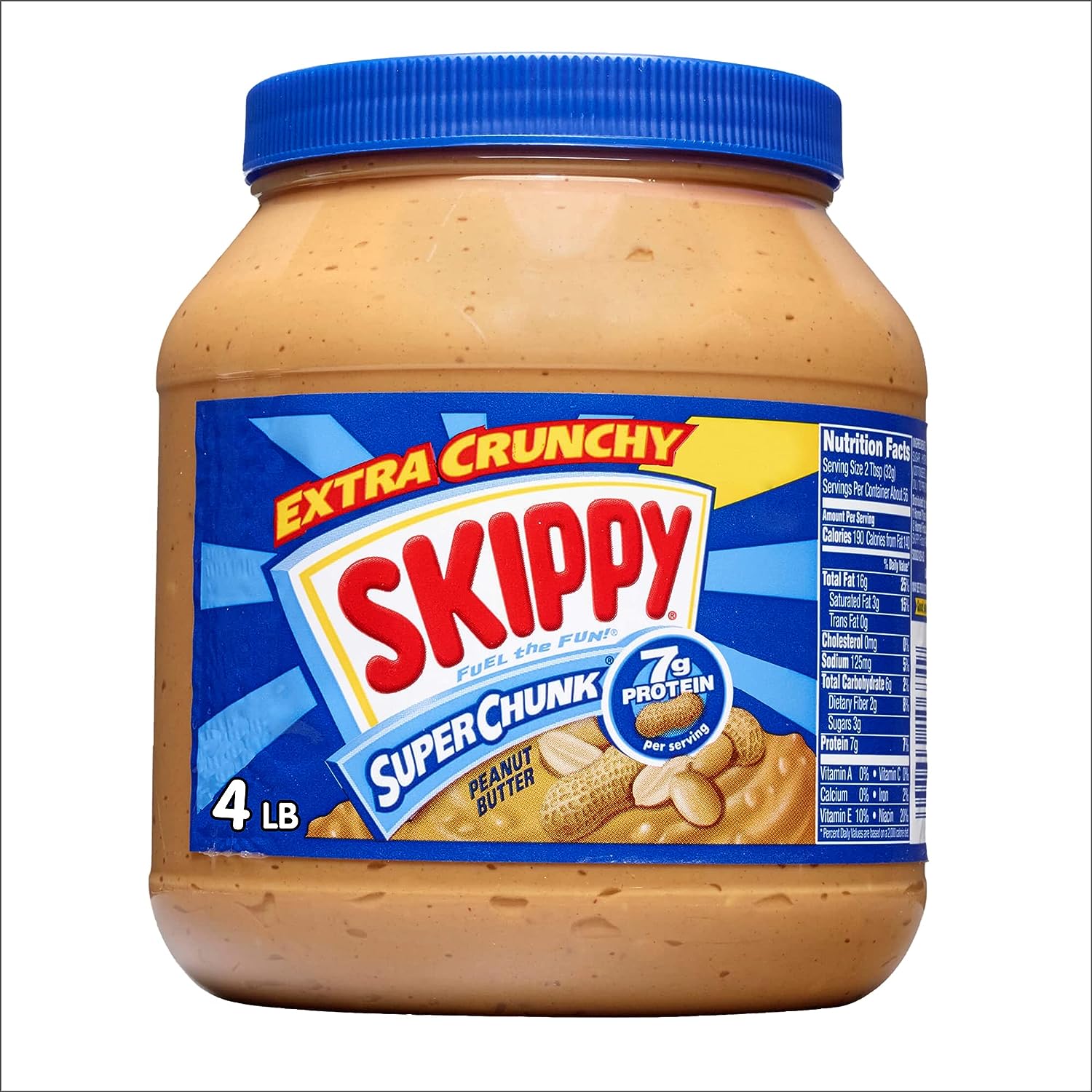 SKIPPY SUPER CHUNK Extra Crunchy Peanut Butter