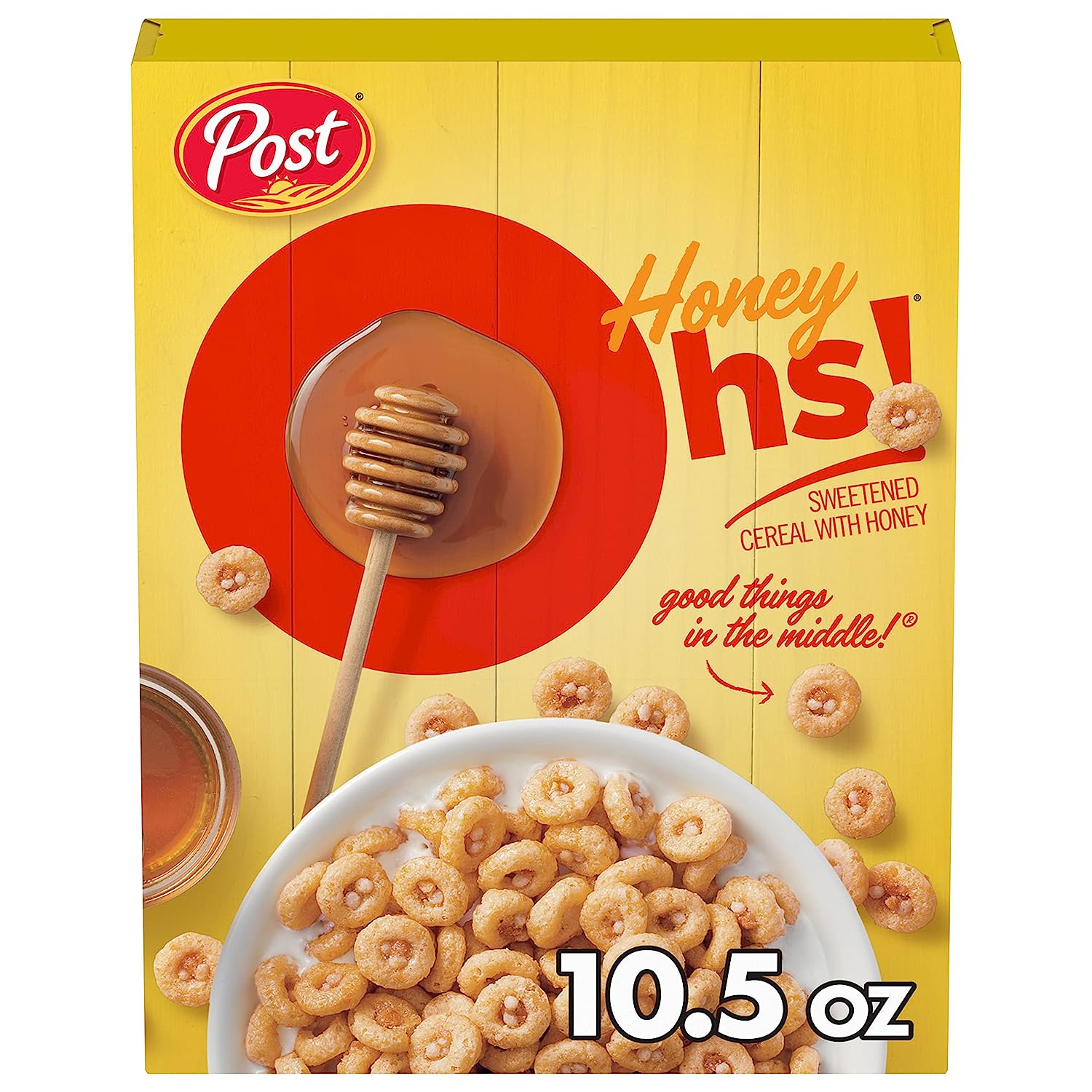 POST HONEY OHS! RTE CEREAL HONEY RING BOX 10.5 OUNCES 1