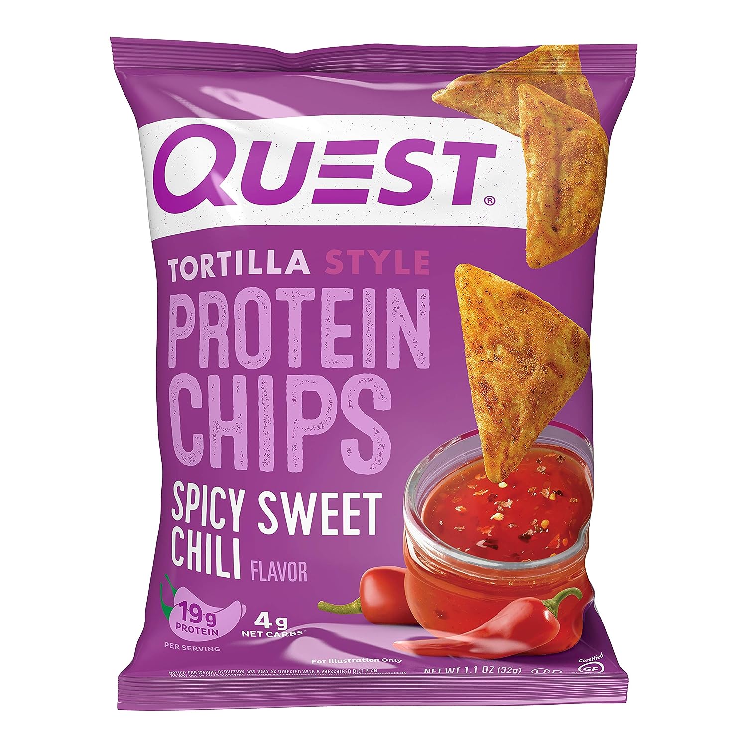 Quest Nutrition Tortilla Chip Spicy Sweet Chili