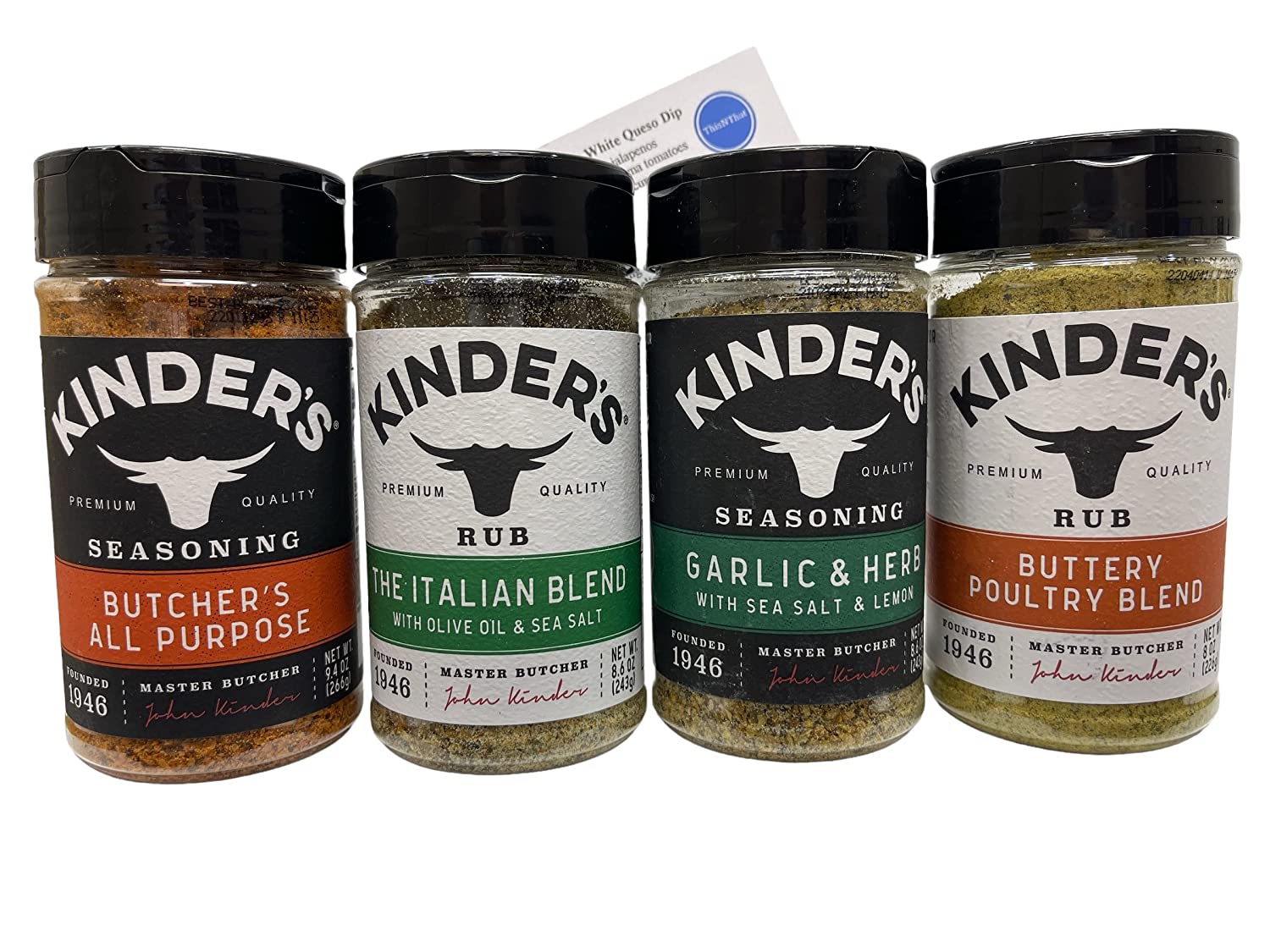 Kinders Premium Quality Seasoning Bundle: Butchers All Purpose