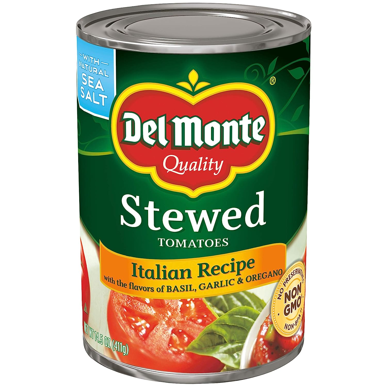 Del Monte Canned Stewed Tomatoes with Basil