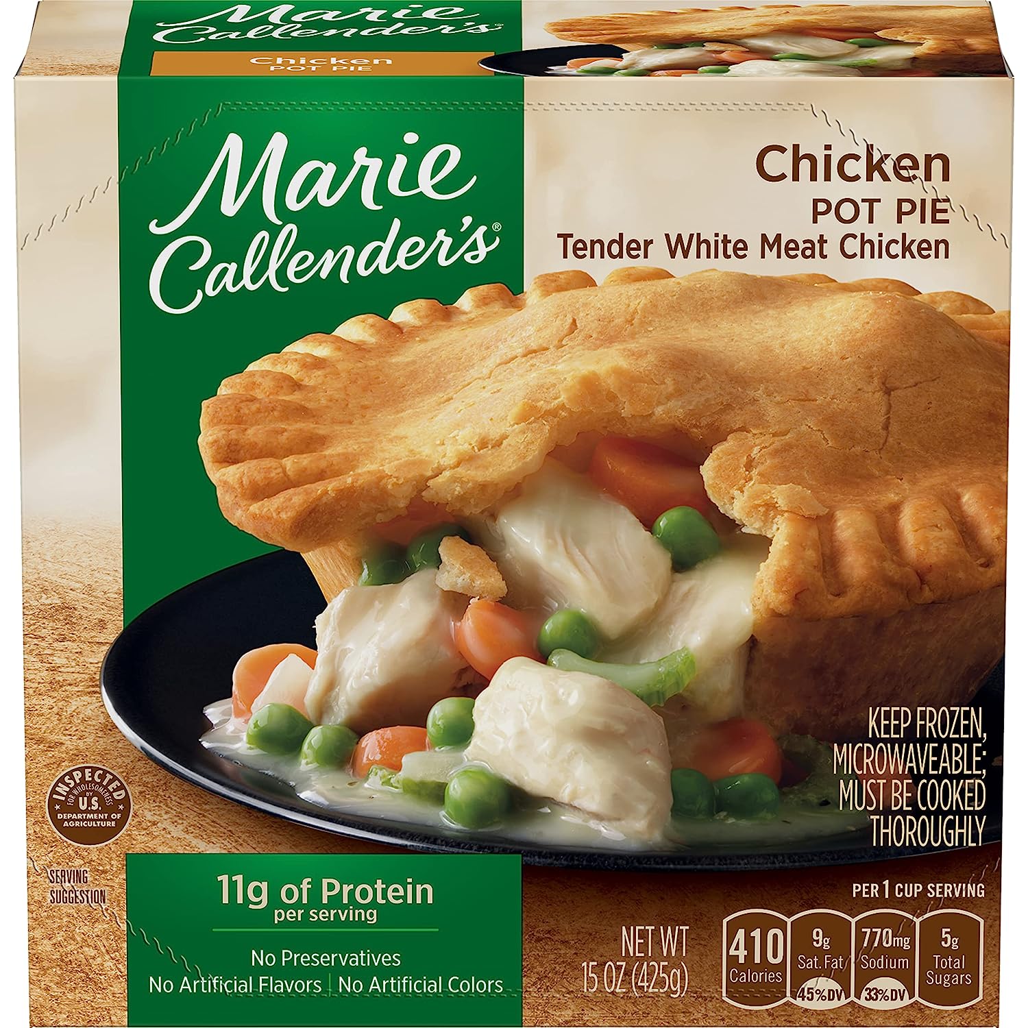 Marie Callender's Chicken Pot Pie Box, 15 Oz