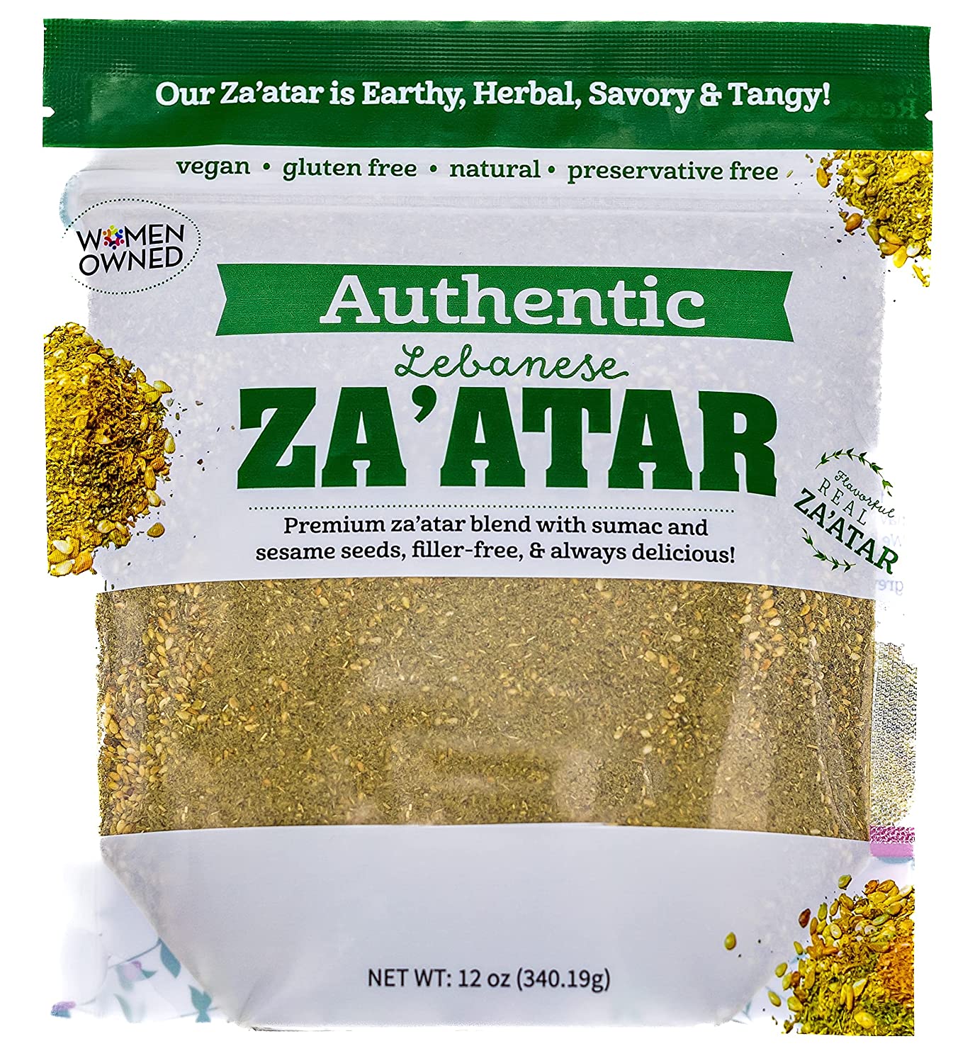 Terranean Herbs & Spices Authentic Zaatar Spice Blend