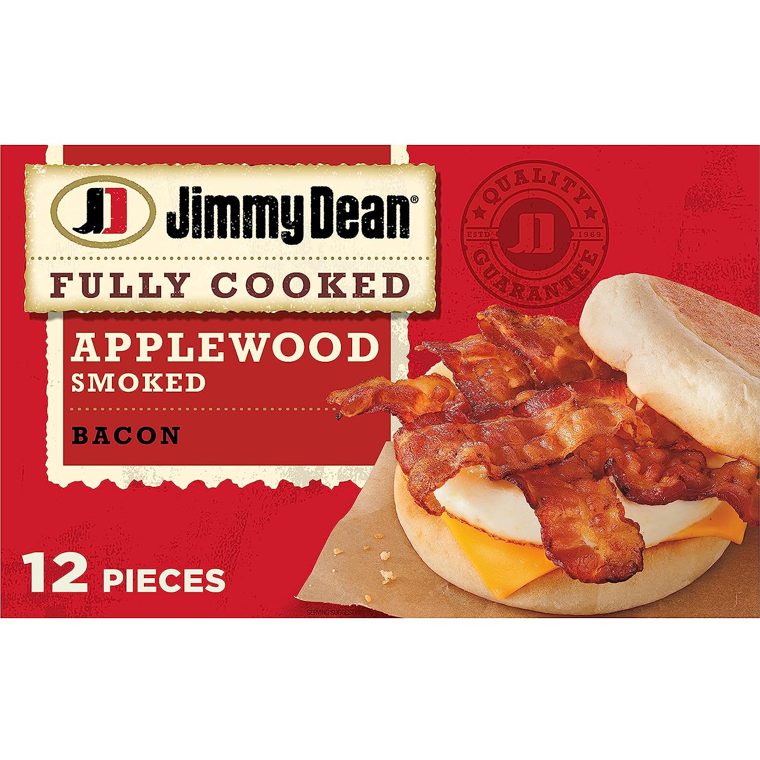 Jimmy Dean Fully Cooked Premium Applewood Smoked Bacon