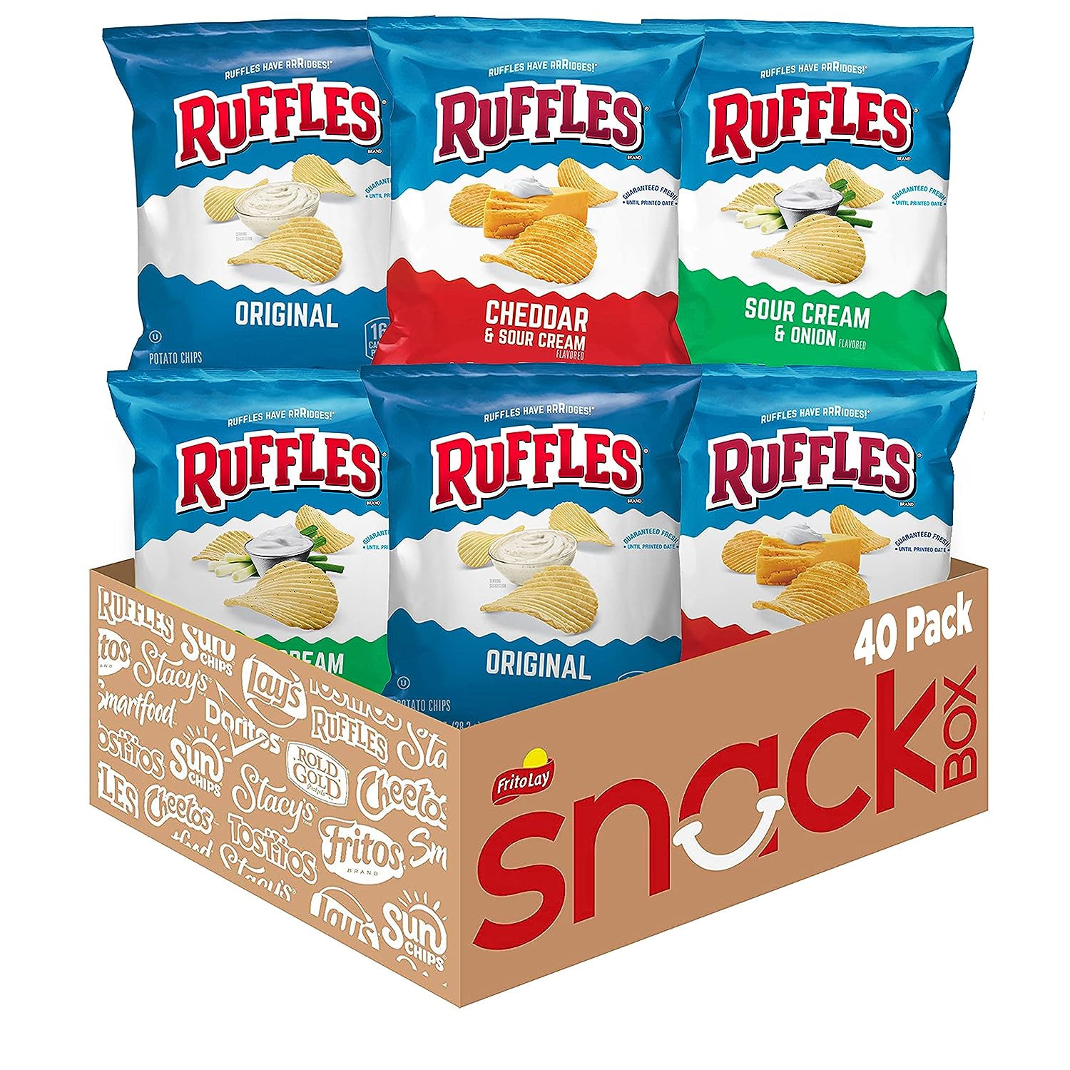 Ruffles Potato Chips Variety Pack