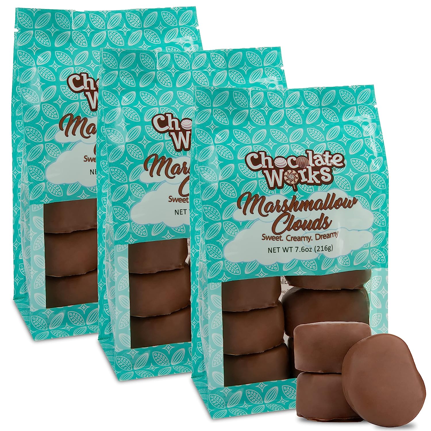 Milk Chocolate Coated Marshmallow Clouds by Chocolate Works, Gourmet ...