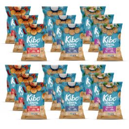 Kibo Lentil Chips Variety Pack - Gluten-Free Vegan Chips - Non-GMO ...